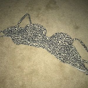 Cheetah swim suit top